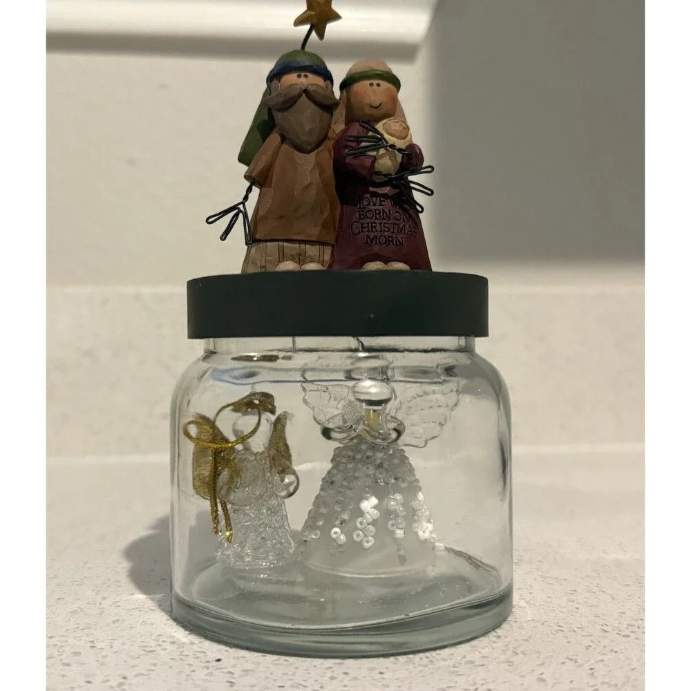 B Lloyd Christmas Nativity Figurine Love was Born on Christmas Morn 2 Angel